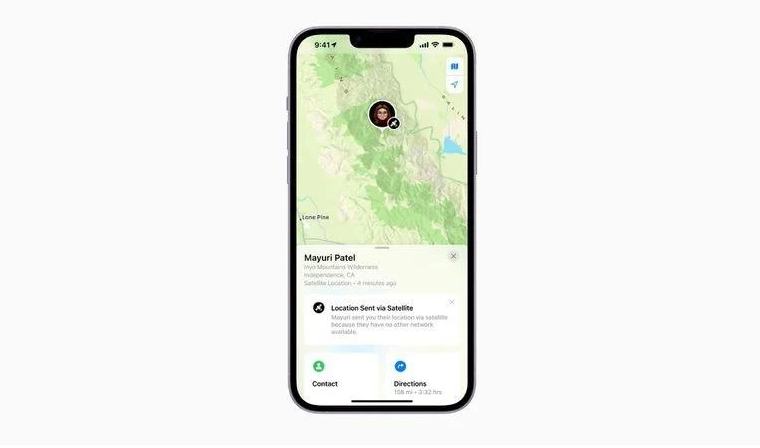 华阴苹果14维修分享iPhone14系列中 FindMy功能通过卫星分享位置方法教程 