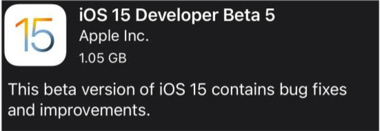 华阴苹果手机维修分享如何升级到iOS15.0 beta5 